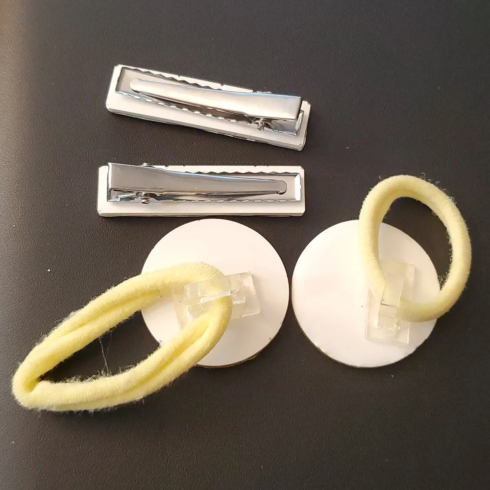 Hand-made HandCrafted Glitter Gloral Vibes Resin Hair clip Barrettes hair tie